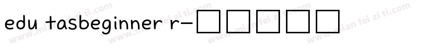 edu tasbeginner r字体转换